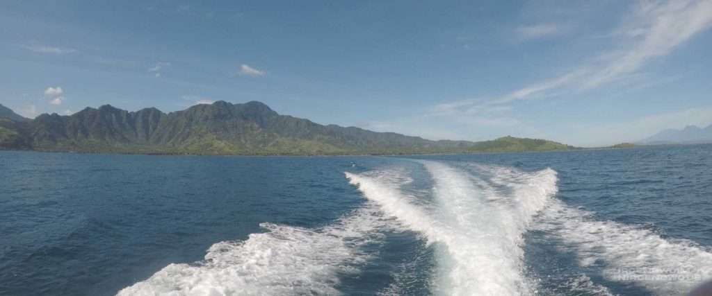 Tauchen auf Bali, mit dem Boot zum Tauchplatz