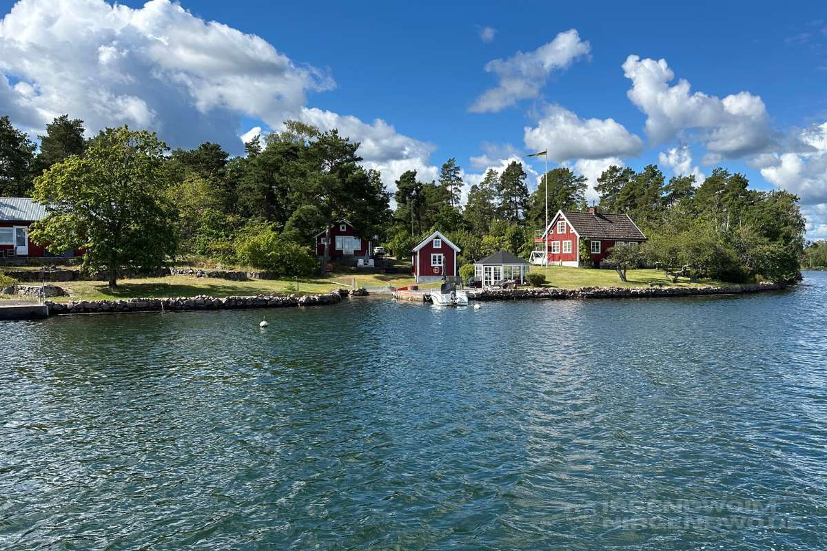 Hafenausfahrt von Figeholm in Schweden