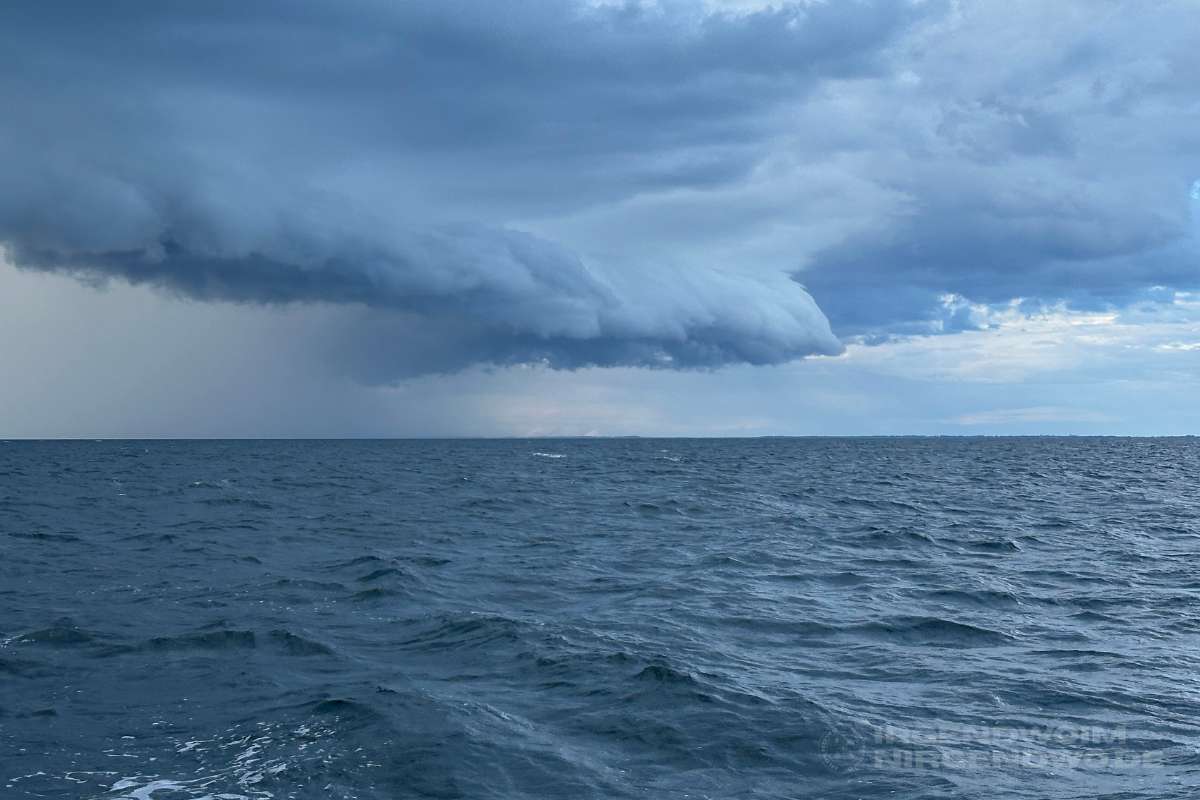 Böenwalze auf der Ostsee