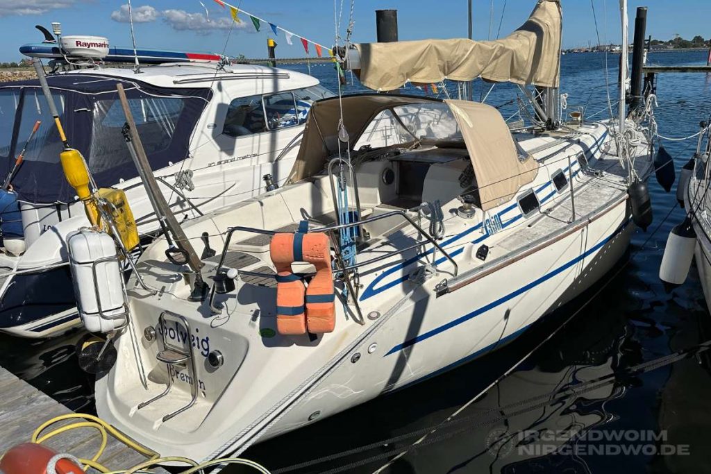 Unser SSS Ausbildungsboot Solveig eine Bavaria 350 Baujahr 1992
