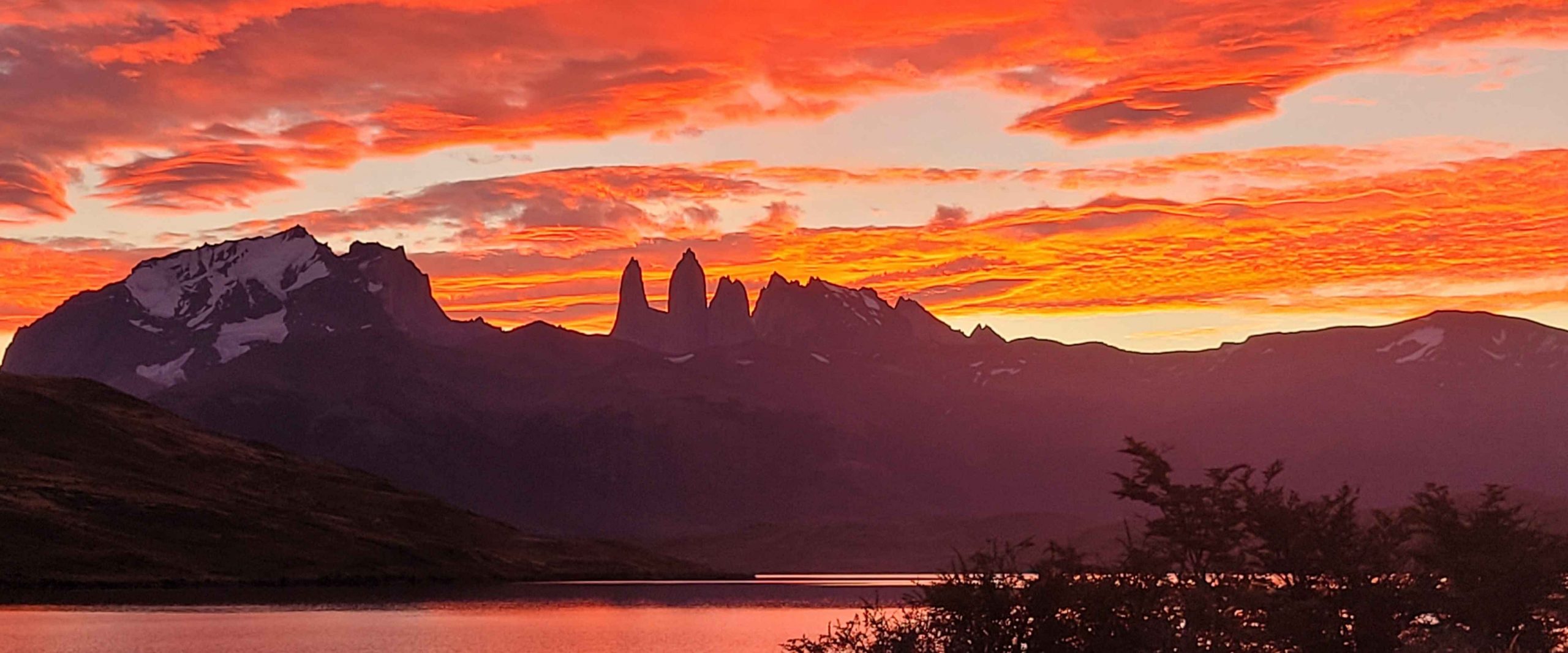 Torres del Paine Nationalpark Chile, Blick auf die drei Granittürme