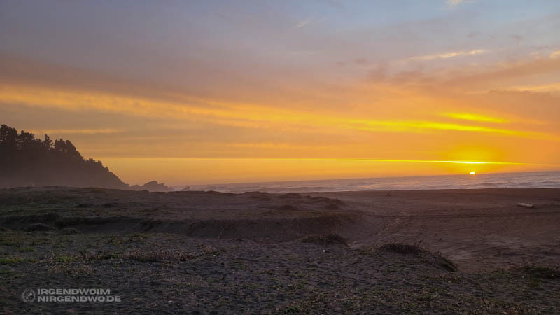 Sonnenuntergang an der chilenischen Pazifikküste