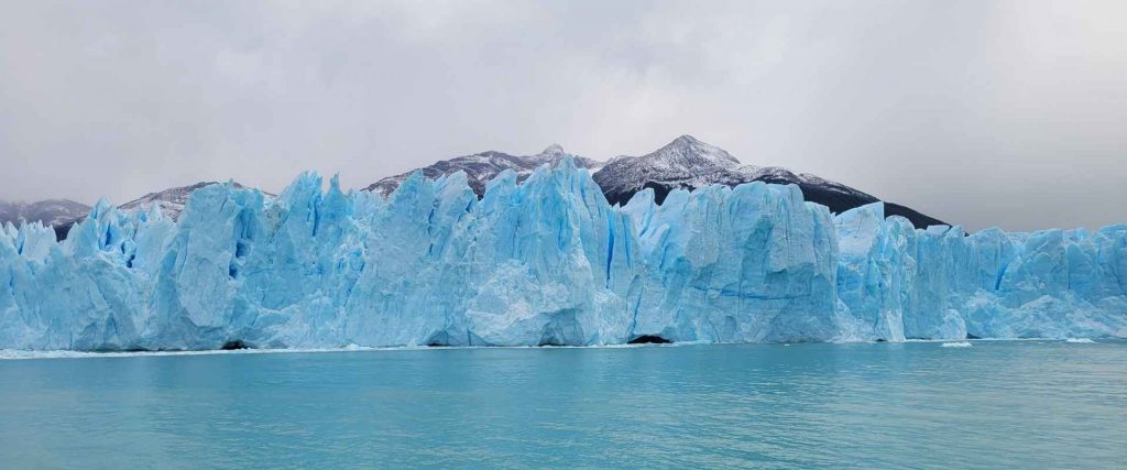 Abbruchkante eines Gletschers im Parque Nacional los Glaciares in Argentinien.