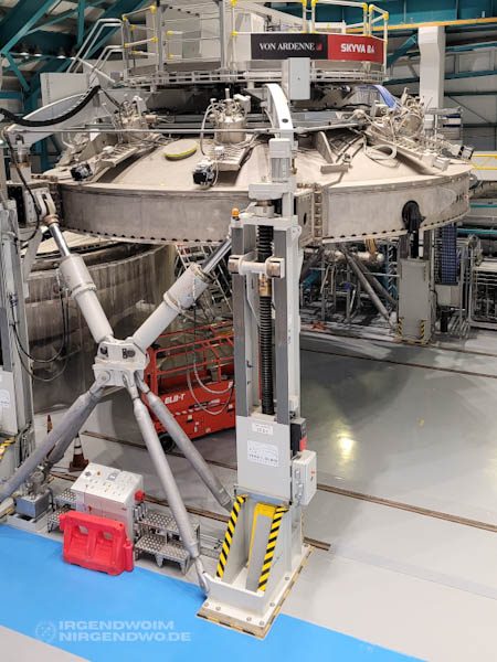 Spiegelbeschichtung im Vera C. Rubin Observatorium