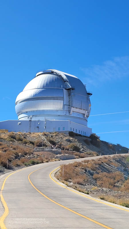Das Observatorium Gemini Sur auf dem Cerro Pachón